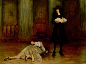 Der Herzog von Monmouth bittet um sein Leben vor James II von John Pettie