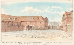Die Ställe des Hauses von General Fairfax, High Street, Putney, 1887