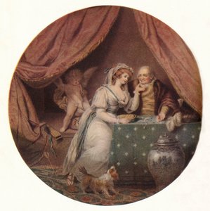 Liebe besiegt durch Habgier, um 1790