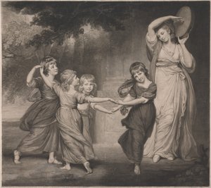 Die Familie Gower: die Kinder von Granville, 2. Earl Gower von John Raphael Smith