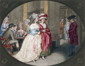 Die Promenade im Carlisle House, 1781 von John Raphael Smith