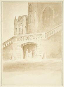 Redcliffe Conduit und Teil der Nordvorhalle von John Reverend Eden