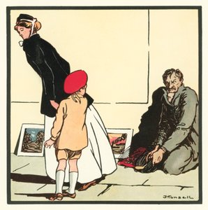 Kensington Rhymes: Der Straßenkünstler von John Robert (after) Monsell