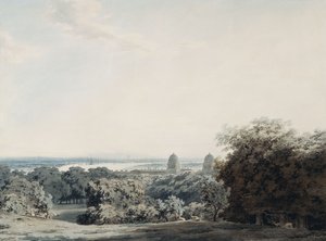 London vom Greenwich Hill von John Robert Cozens