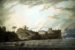 An der Küste von Posillipo, nahe dem Punkt, von Montechiaro von John Robert Cozens