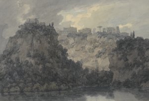 Am See von Nemi, ca. 1780-83 von John Robert Cozens