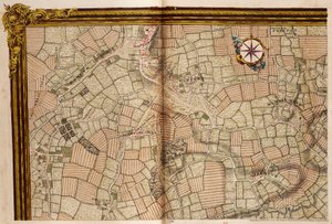 Karte von Northolt, Harrow und Wembley von John Rocque