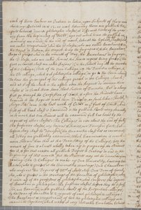 Ein Brief von John Row, einem Studenten in St. Andrews, an seinen Onkel, 1691 von John Row