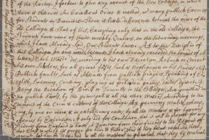 Ein Brief von John Row, einem Studenten in St. Andrews, an seinen Onkel, 1691 von John Row