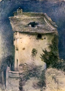 Ein verfallenes Häuschen, 19. Jahrhundert von John Ruskin