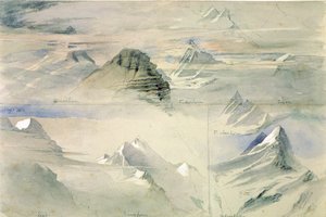 Alpengipfel: Jungfrau und andere