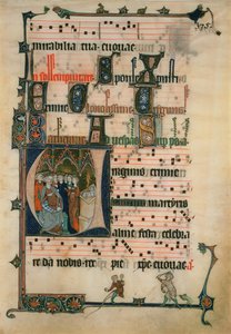 Kopie einer Seite aus dem Beaupre Antiphonal