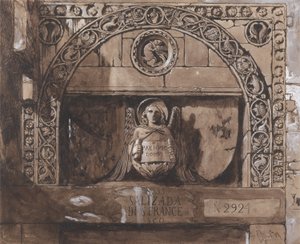 Türsturz des Palazzo Contarini della Porta di Ferro von John Ruskin