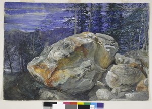 Fragment der Alpen, ca. 1854-56 von John Ruskin