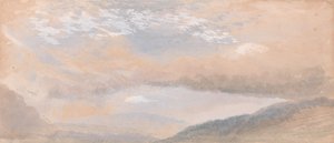 Hügel und Himmel von John Ruskin