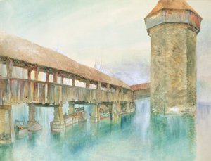 Kapellbrücke, Luzern, 19. Jahrhundert