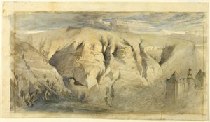 Mont Salève, ca. 1840 von John Ruskin