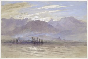 Morgen im Frühling mit Nordostwind in Vevey, Mai - Juni 1849 oder 1. Mai 1869 von John Ruskin