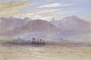 Morgen im Frühling, mit Nordostwind, in Vevey