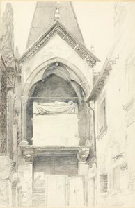 Das Grab von Cangrande I della Scala, Verona, 28. Mai - 29. Juni 1869