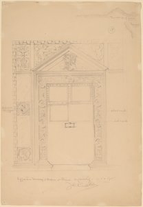 Byzantinisches Portal mit Dom, Rimini von John Russell Pope