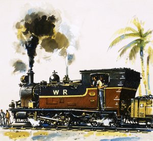 Schmalspur-WT-Klasse Bagnall-gebaute Lokomotive auf den Westlichen Eisenbahnen
