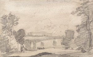 Brücke und Ruine, nach Richard Wilson; Am Tiber von John Sell Cotman