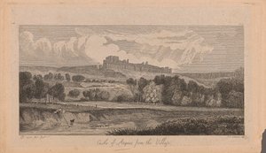 Schloss von Argues vom Dorf aus