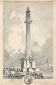Säule in Yarmouth zum Gedenken an Lord Nelson von John Sell Cotman