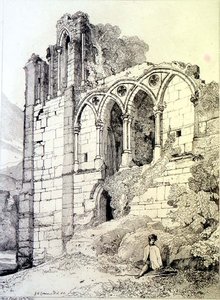 Easeby Abbey, Yorkshire, um 1811