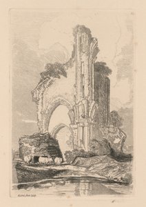 Liber Studiorum: Tafel 35, Wenlock Priory, Salop