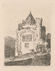 Liber Studiorum: Platte 37, Eine Studie, 1838