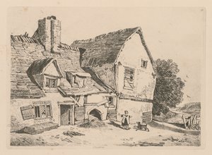 Liber Studiorum: Platte 38, Ansicht von Deptford, 1838