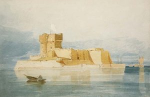 Nr.1477 Fort St. Marcouf, nahe Quineville, in der Rade de la Hougue, Normandie