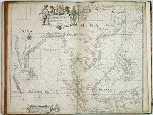 Eine Karte des Handelsgebiets der Ostindien und China, mit den angrenzenden Inseln, von Surrat bis Japan von John Seller