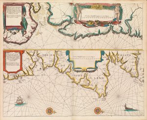 Der englische Pilot, das erste Buch: Beschreibung der nördlichen Navigation, ca. 1671 von John Seller