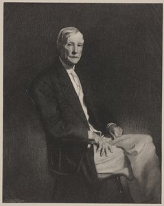 Porträt von John D. Rockefeller, Druck von Timothy Cole