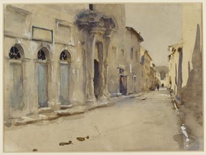 Eine Straße in Spanien von John Singer Sargent
