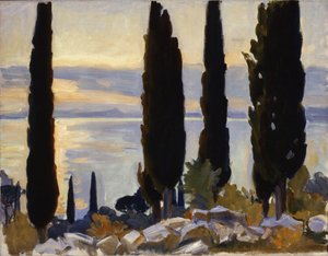 Zypressen bei San Vigilio, 1913