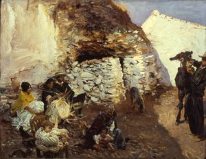 Zigeunerlager, Granada, Spanien, ca. 1912-13