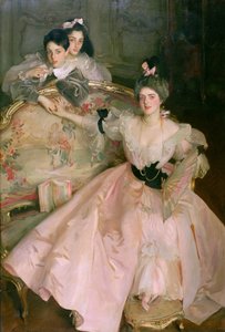 Mrs. Carl Meyer, später Lady Meyer, und ihre zwei Kinder