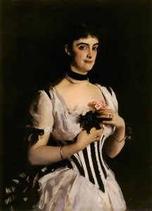 Mrs. Wilton Phipps, um 1884 von John Singer Sargent