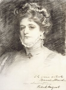 Porträt von Blanche Marchesi, 1910
