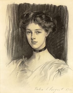Porträt von Eva Katherine Balfour, später Lady Buxton von John Singer Sargent