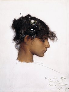 Rosina Ferrara, Kopf eines Capri-Mädchens von John Singer Sargent