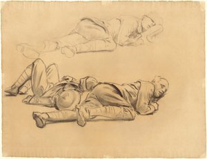 Studien für Gassed, 1918-1919