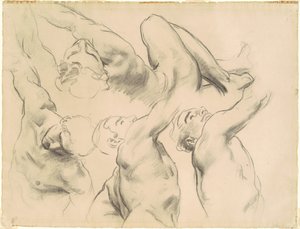 Studien für "Himmel" und "Hölle" von John Singer Sargent