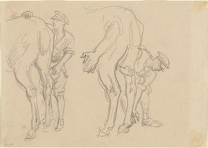 Studien für Scots Grey, 1918 von John Singer Sargent