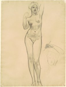 Studien von Aphrodite für Aphrodite und Eros von John Singer Sargent