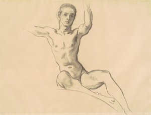 Studie für Figur über Musik von John Singer Sargent